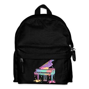piano - Kids' Backpack - black - Front