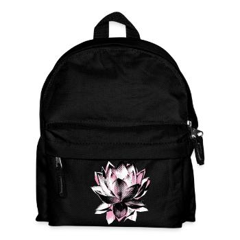 Lotusblüte Yoga - Kinder Rucksack - Schwarz - Vorne