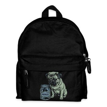 Hundefreund Design – Herz für Vierbeiner - Kinder Rucksack - Schwarz - Vorne