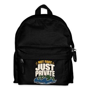 Loch Ness Monster Nessie Loch Ness Cryptid - Kinder Rucksack - Schwarz - Vorne