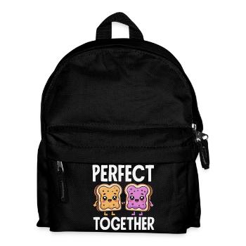 Look Partner Beurre de Cacahuète & Confiture Design - Sac à dos Enfant - noir - Devant
