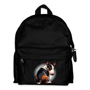 Bull Terrier miniature Bully Bull Terrier Propriétaire - Sac à dos Enfant - noir - Devant