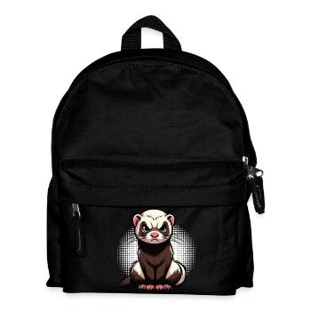 ferret ferret holder ferret owner - Kids' Backpack - black - Front