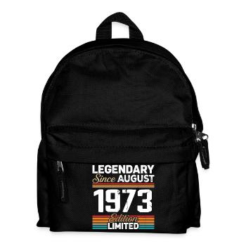 Légendaire Depuis Août 1973 Vintage Rétro - Sac à dos Enfant - noir - Devant