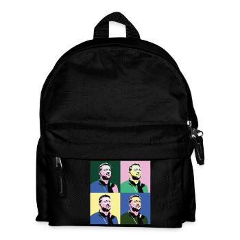 Selenskyj Pop-Art - Kinder Rucksack - Schwarz - Vorne