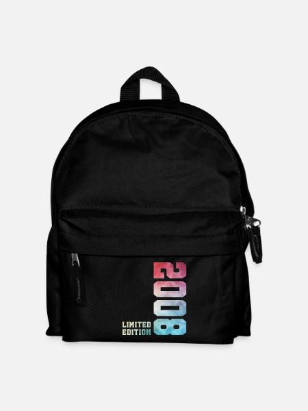 18. Geburtstag Limited Edition 2008 Jahrgang 2008 - Kinder Rucksack - Schwarz