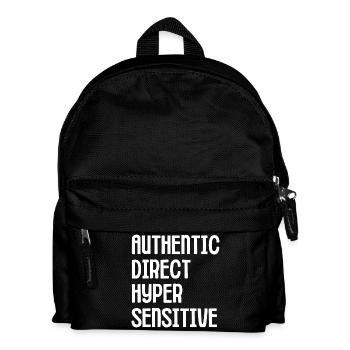 Direct statement about your superpower - Kids' Backpack - black - Front