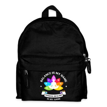 Chakra Balance - Heilung ist mein Weg - Kinder Rucksack - Schwarz - Vorne