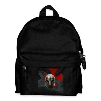 Casque médiéval des Templiers - Sac à dos Enfant - noir - Devant