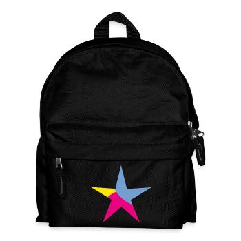 ETOILE. ETOILES. STAR. FÊTE. ANNIVERSAIRE. NOËL - Sac à dos Enfant - noir - Devant
