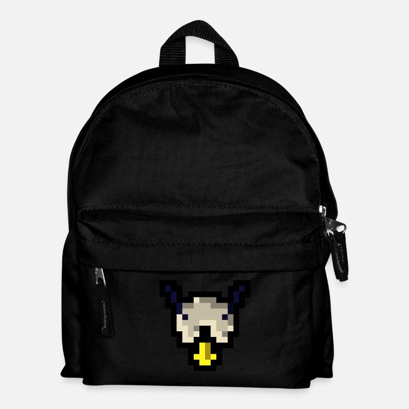 Pixel Hund - Kinder Rucksack - Schwarz