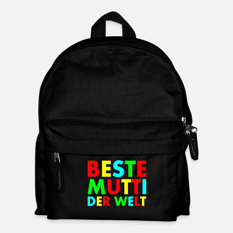 Beste mutti der welt - Kinder Rucksack - Schwarz