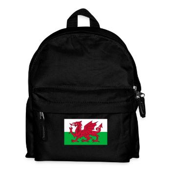 Flag of Wales - Kids' Backpack - black - Front