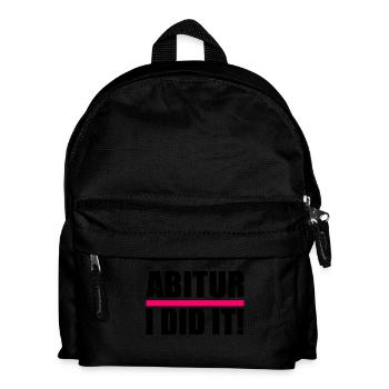 Abitur - Kinder Rucksack - Schwarz - Vorne