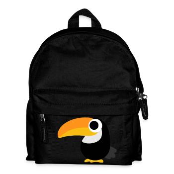 Tukan - Kinder Rucksack - Schwarz - Vorne