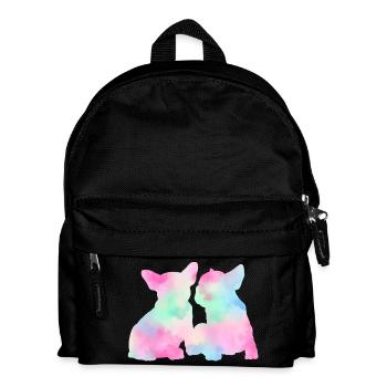 bouledogue français - Sac à dos Enfant - noir - Devant