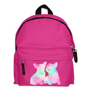 bouledogue français - Sac à dos Enfant - fuchsia - Devant
