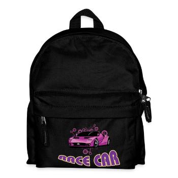 Race car - Kids' Backpack - black - Front
