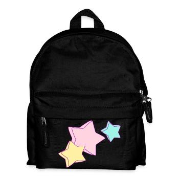 Unicorn Stars - Kinder Rucksack - Schwarz - Vorne