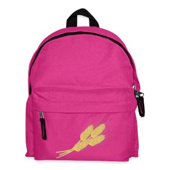 getreide corn cereal wheat weizen veggie gemuese v - Kinder Rucksack - Fuchsia - Vorne