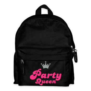 party - Kinder Rucksack - Schwarz - Vorne