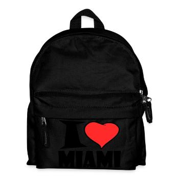 Miami - Kinder Rucksack - Schwarz - Vorne