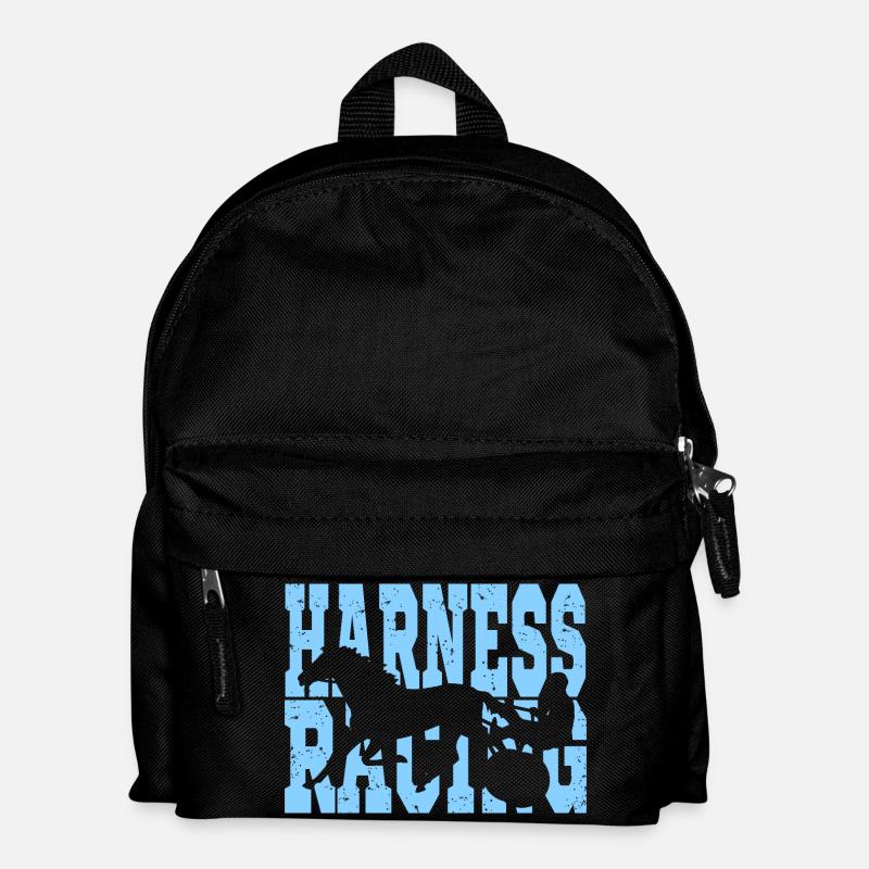 Traber trabrennen - Kinder Rucksack - Schwarz