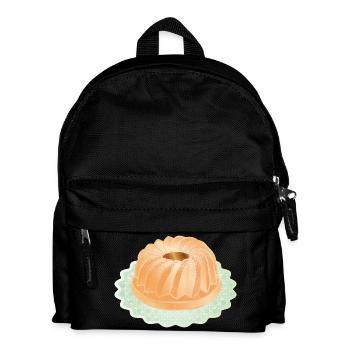 The popular Gugelhupf with powdered sugar - Kids' Backpack - black - Front