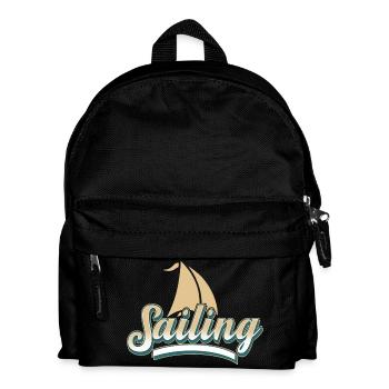 Voilier Voilier Marin - Sac à dos Enfant - noir - Devant