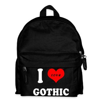 I Love Gothic - Kids' Backpack - black - Front