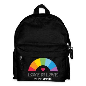 Liebe ist Liebe. Stolz-Monat. - Kinder Rucksack - Schwarz - Vorne
