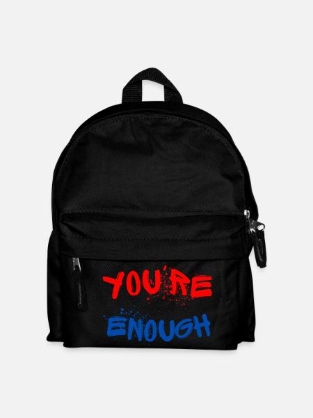 Expressive graffiti designs with splashes of paint - Kids' Backpack - black