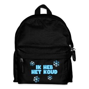 I'm cold. For the cold. Humour* - Kids' Backpack - black - Front