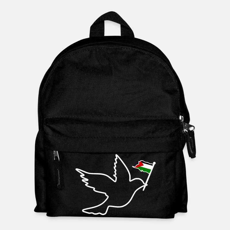 Free palestine - Kinder Rucksack - Schwarz