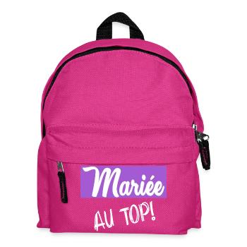 Junggesellinnenabschied. HOCHZEIT - Kinder Rucksack - Fuchsia - Vorne
