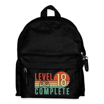 Niveau 18 Anniversaire complet - Sac à dos Enfant - noir - Devant