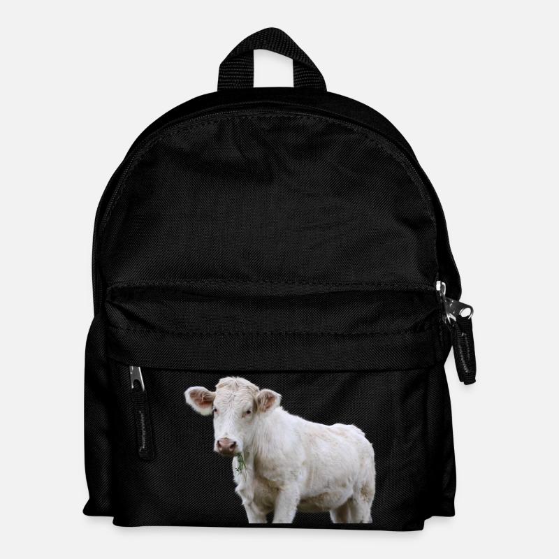 Kuh - Kinder Rucksack - Schwarz