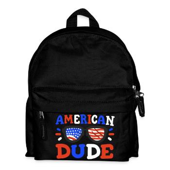 4. Juli Patriotisch Amerika - Kinder Rucksack - Schwarz - Vorne