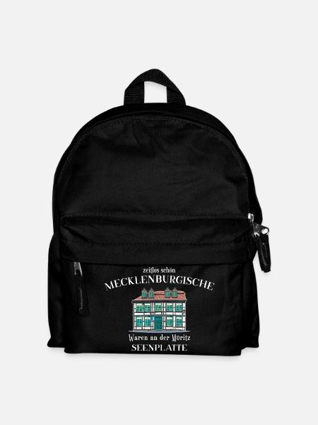 Mecklenburg Lake District, Waren an der Müritz - Kids' Backpack - black