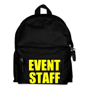 Event staff - Kinder Rucksack - Schwarz - Vorne