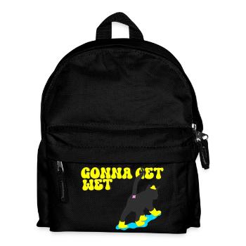 Lass uns nass werden - Kinder Rucksack - Schwarz - Vorne