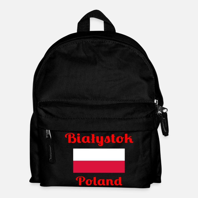 Białystok Poland - Stylish prints - Kids' Backpack - black