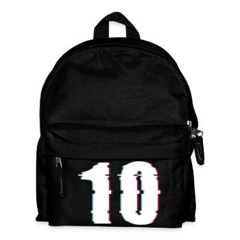 10 Effet de dix nombres Nombre déformé - Sac à dos Enfant - noir - Devant
