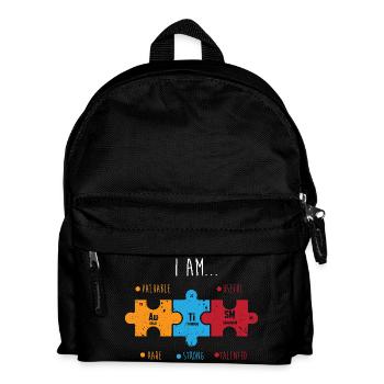 Periodic table - Kids' Backpack - black - Front
