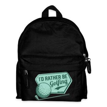 Je préfère jouer au golf Golf - Sac à dos Enfant - noir - Devant