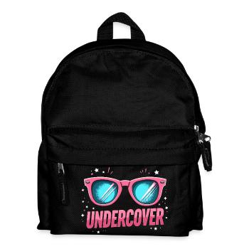 Undercover Speech - Sonnenbrille Design - Kinder Rucksack - Schwarz - Vorne