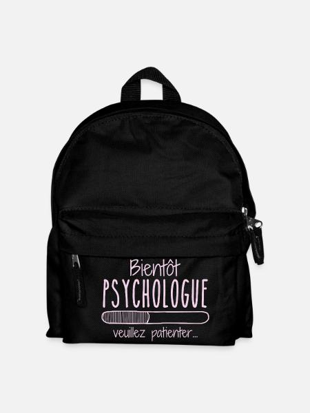 Beruf Psychologin In Arbeit Demnächst Psychologin - Kinder Rucksack - Schwarz