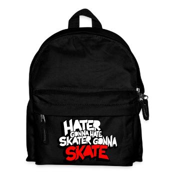 Skate - Kinder Rucksack - Schwarz - Vorne