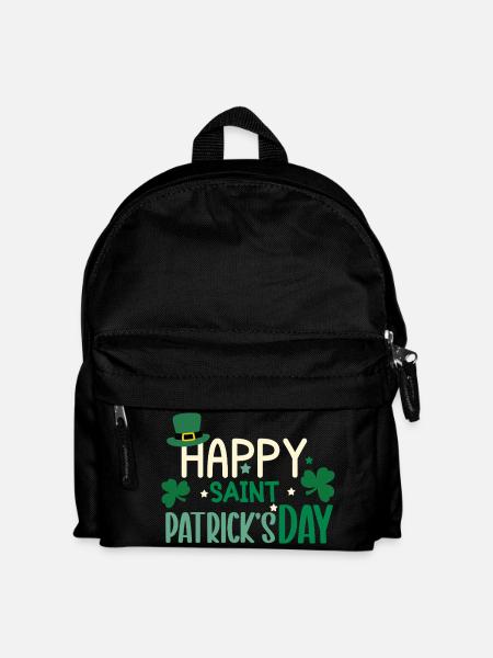 Happy St patrick's day - Kids' Backpack - black
