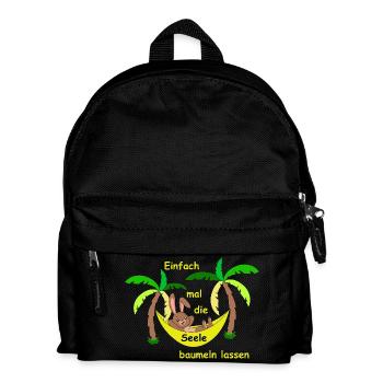 Laissez simplement votre vagabonder - lapins - Sac à dos Enfant - noir - Devant